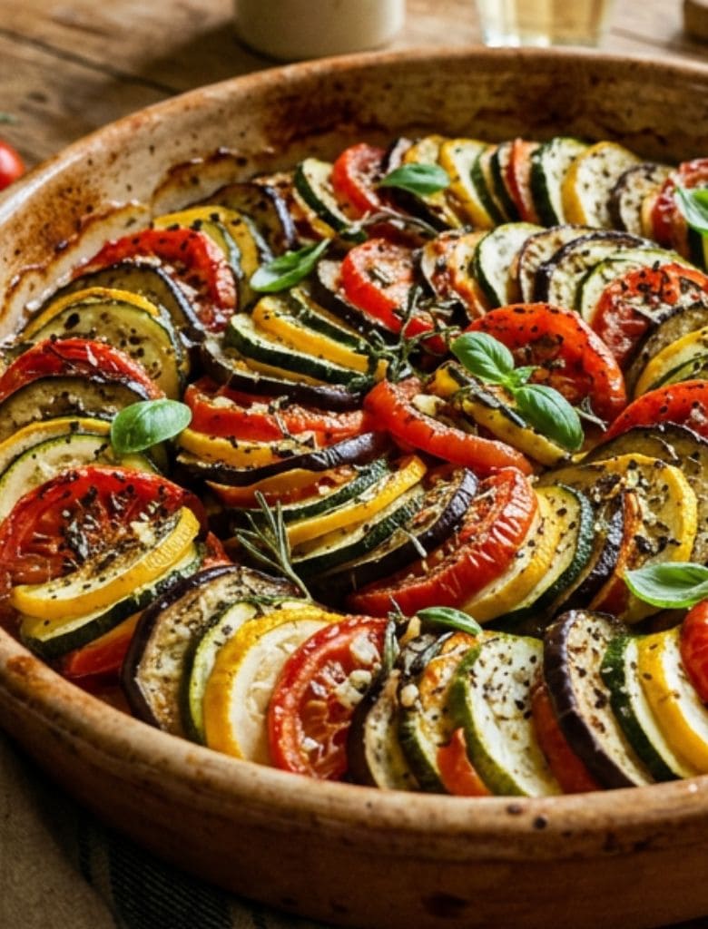 Tian de légumes & huile d'olive Herbes de Provence