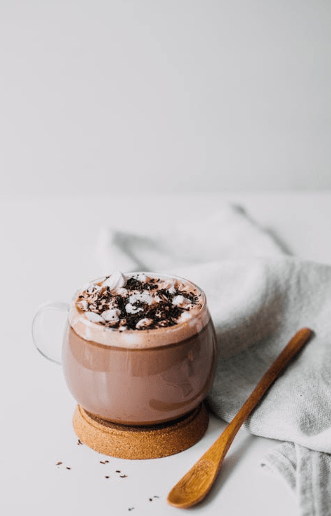 Chocolat chaud gourmand à la vanille
