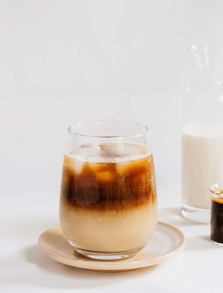 recette café latté frappé noisette