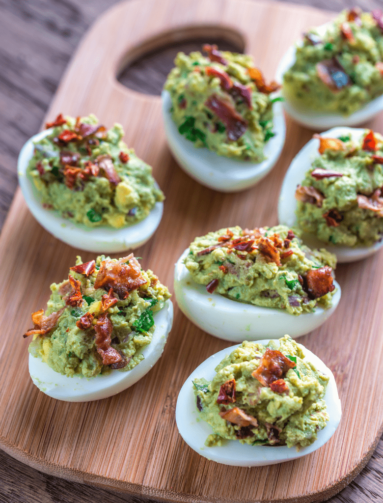 Œufs Mimosa à l’avocat, herbes fraîches & huile d'olive Subtile
