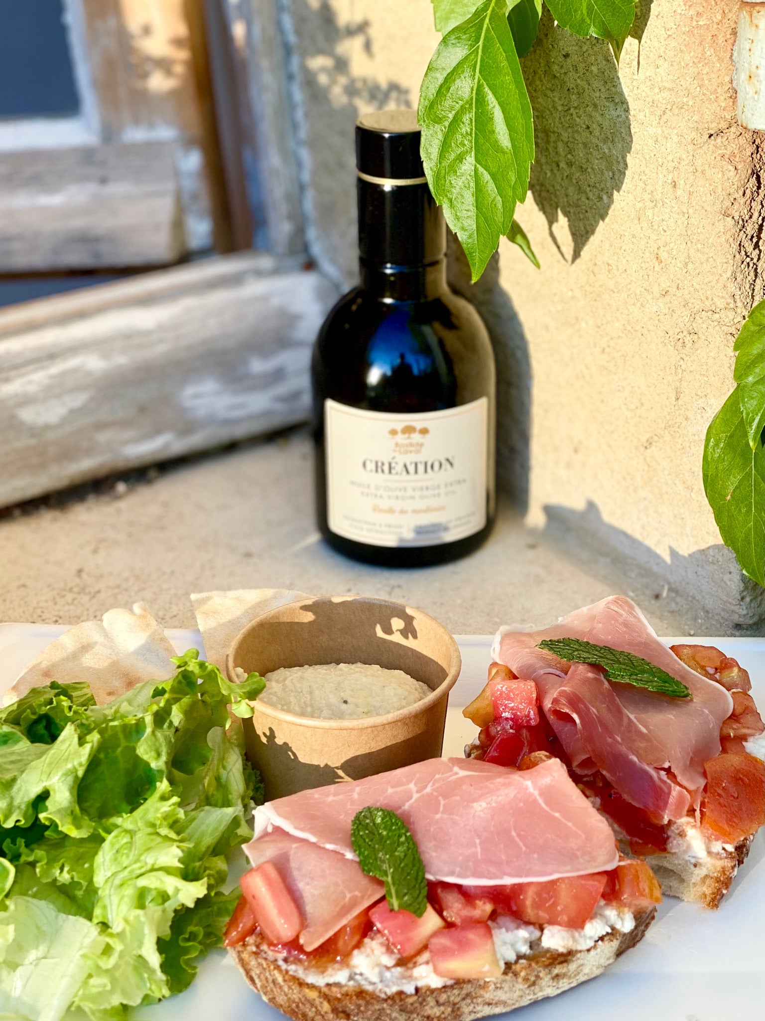 recette bruschetta avec brousset tomates et jambon cru