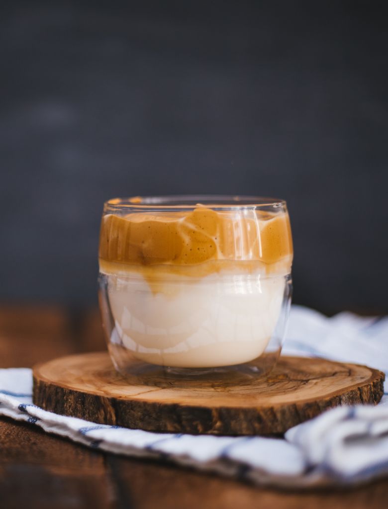 Café gourmand au sirop de caramel