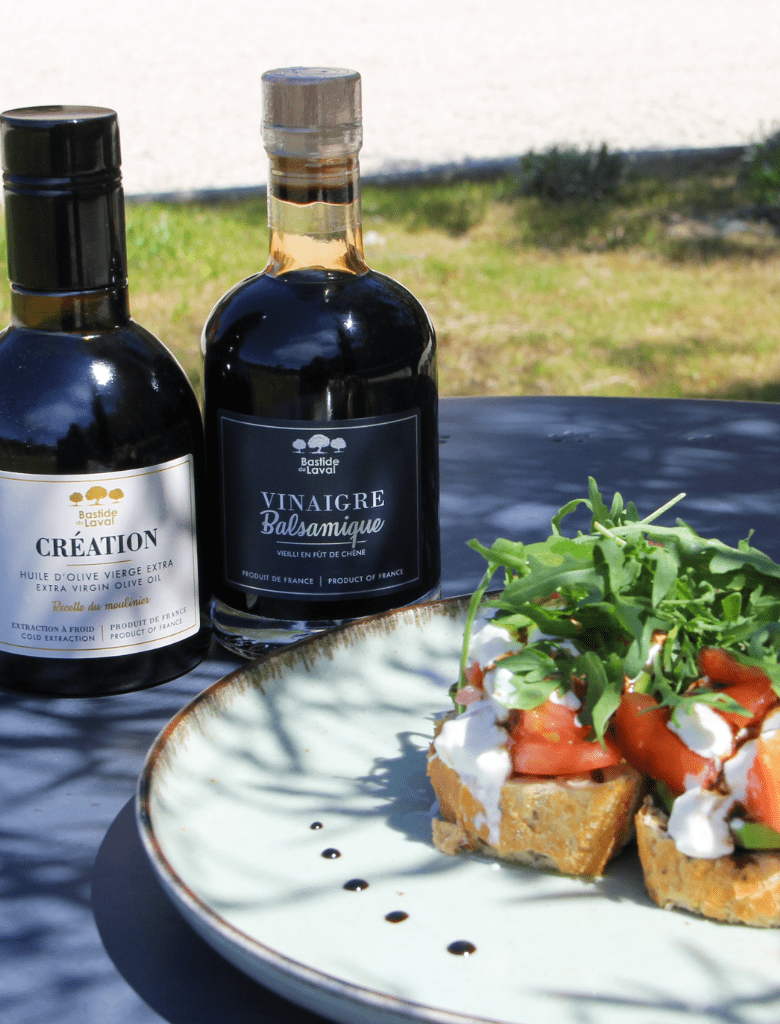 tartine gourmande tomate huile d'olive vinaigre balsamique provence