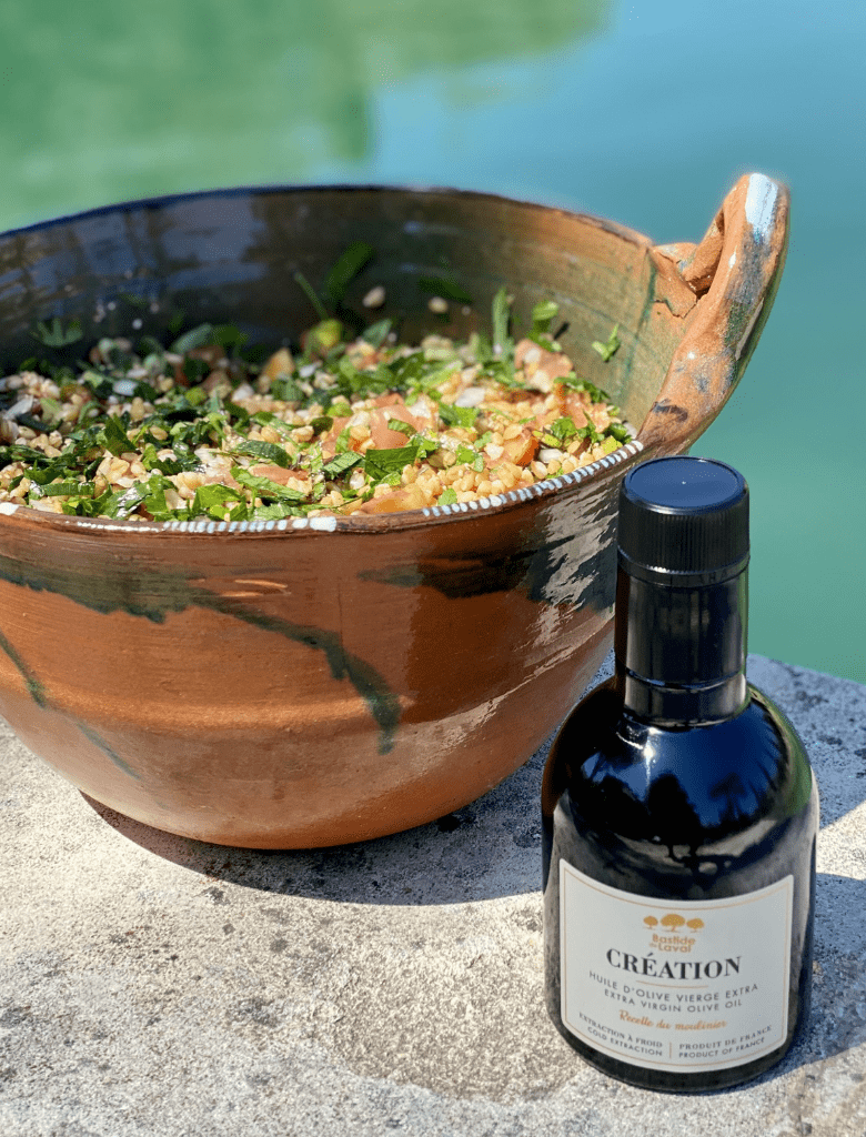 Taboulé de petit épeautre & huile d'olive création