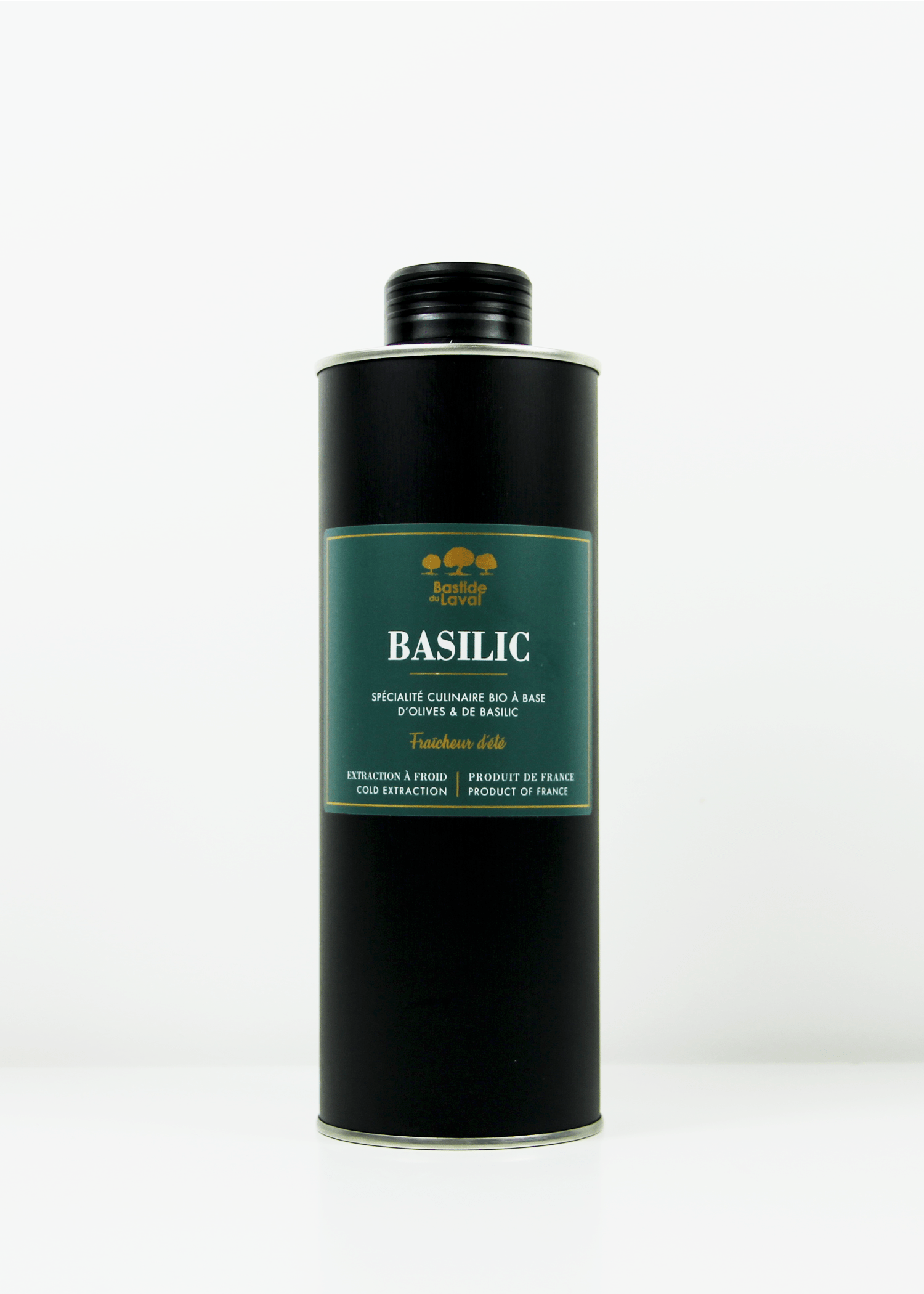 Olivenöl mit Basilikum 50cl - Nouveau Cru