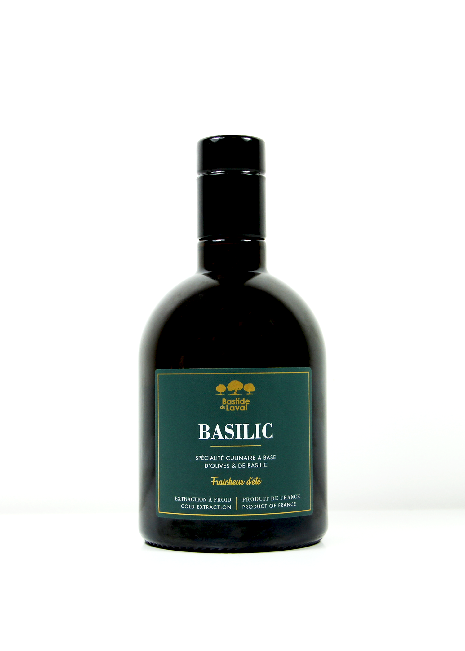 Olive oil with Basil 50cl - New harvest