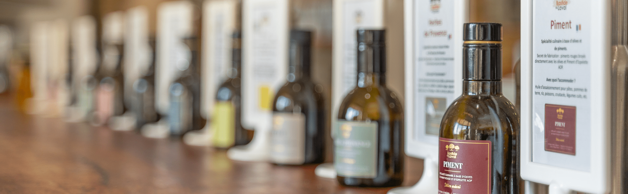 table de dégustation