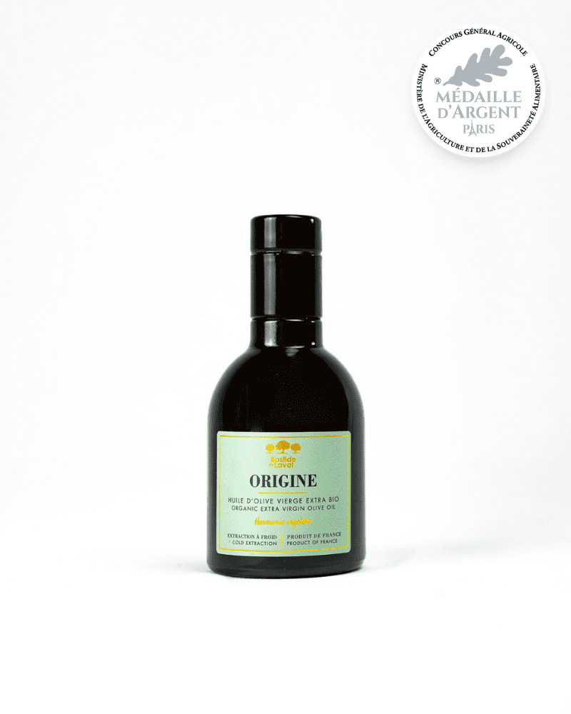 Huile d'olive bio ORIGINE 25cl - Nouveau cru