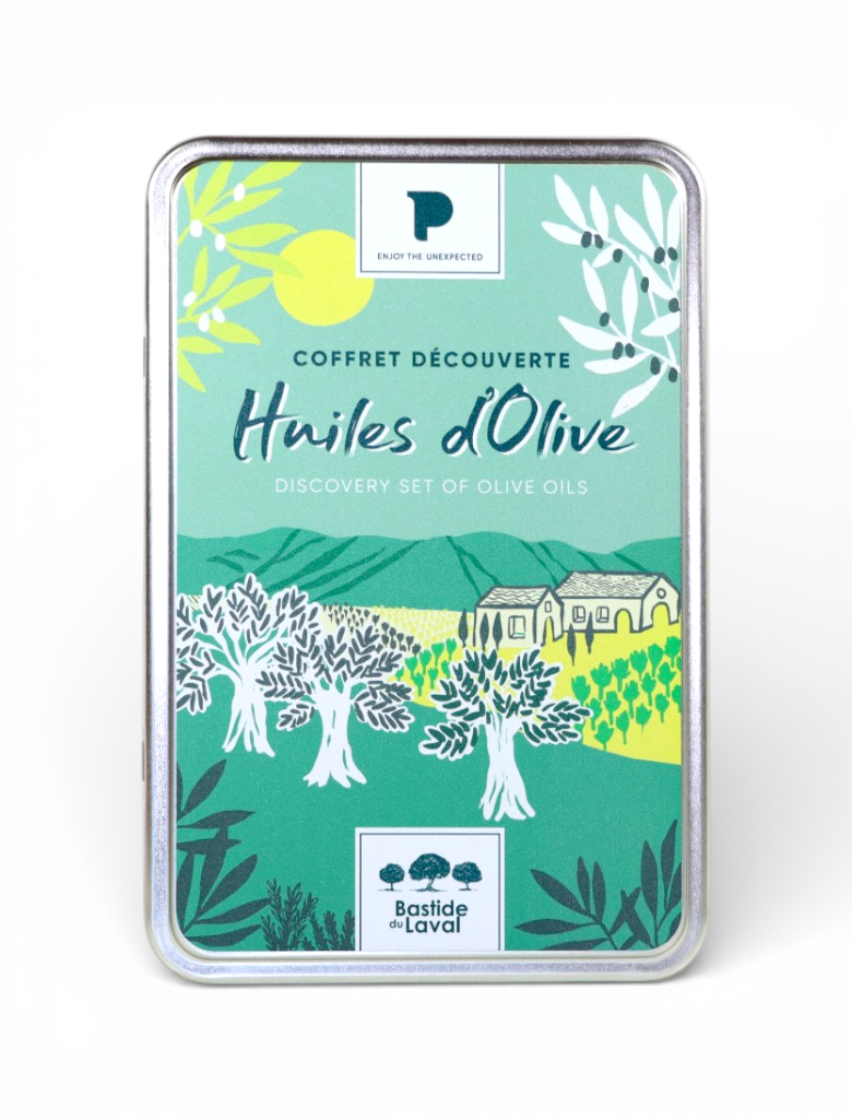 Coffret découverte 4 huiles d'olive 10cl - collection Provence