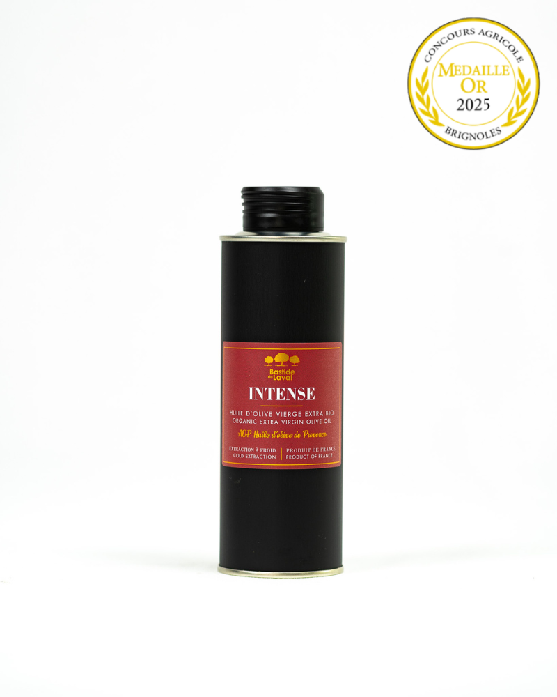 Huile d'olive bio INTENSE 25cl - nouveau cru