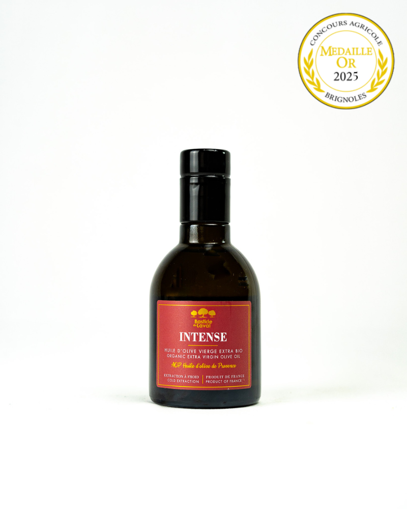 Huile d'olive bio INTENSE 25cl - nouveau cru