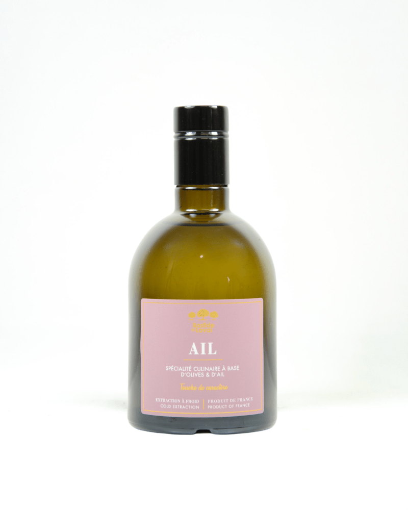 Olivenöl mit Knoblauch 50cl - neue Ernte
