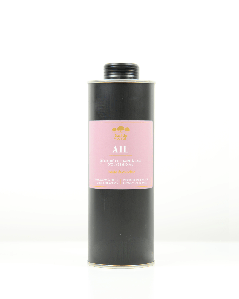 Olivenöl mit Knoblauch 50cl - neue Ernte