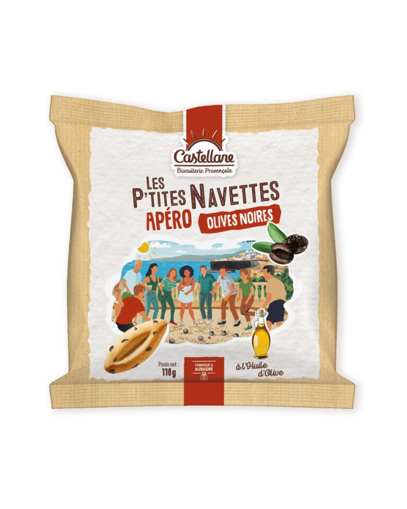 Mini Shuttles with Black Olives
