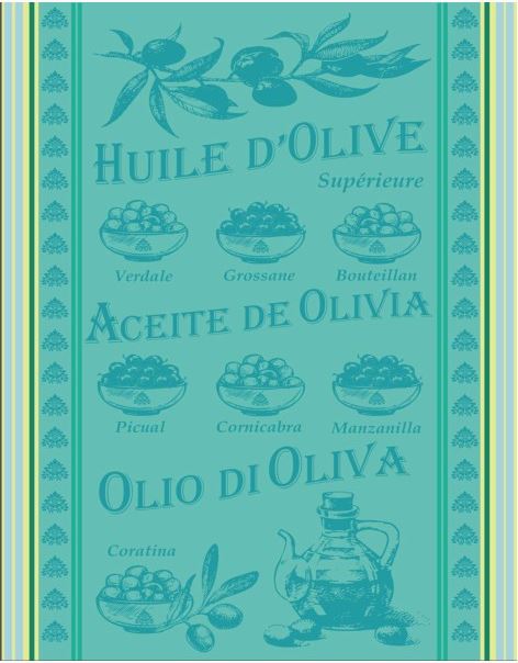 Yellow Aïoli Tea Towel