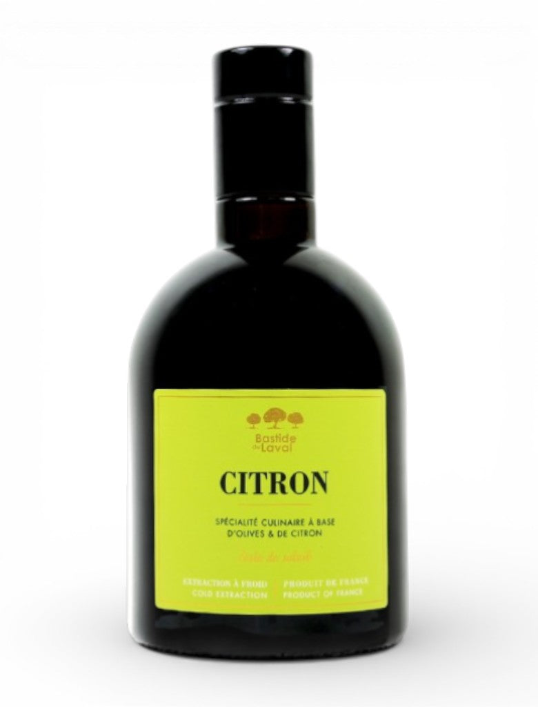 Huile d'olive au Citron 50cl - NOUVEAU CRU