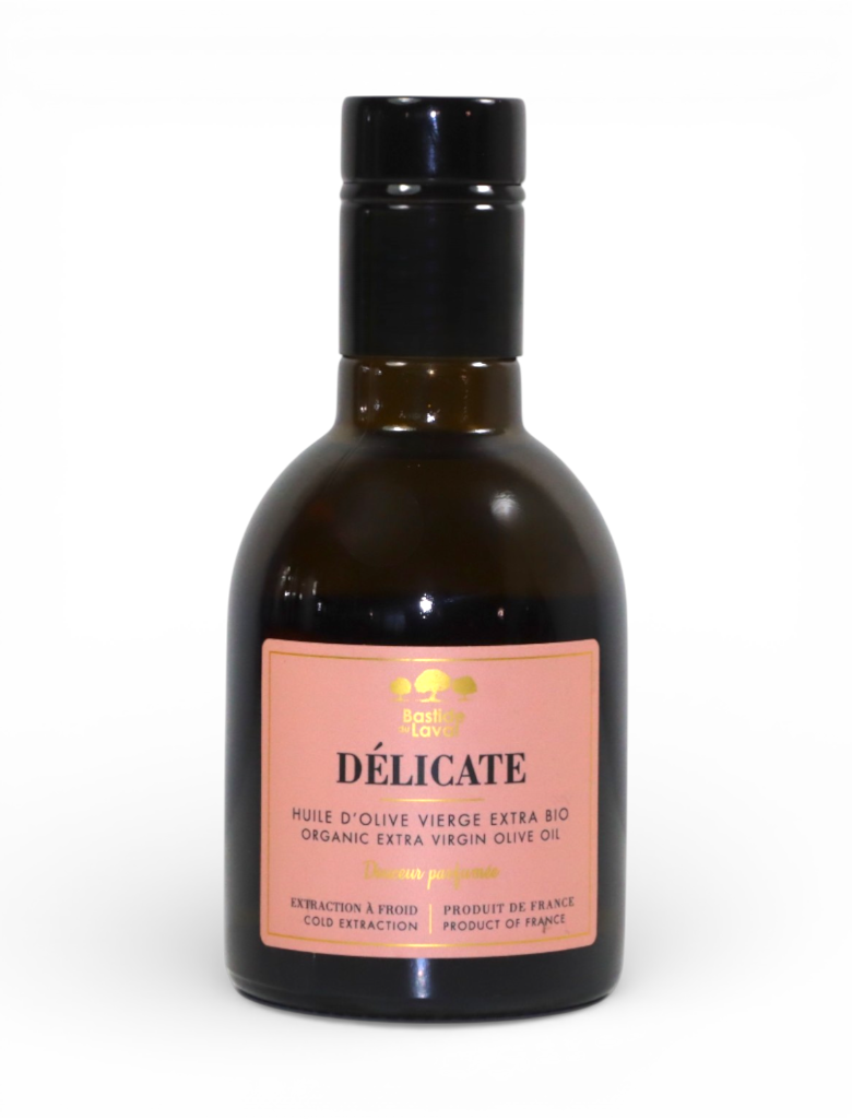 Huile d'olive bio DÉLICATE 25cl - NOUVEAU CRU