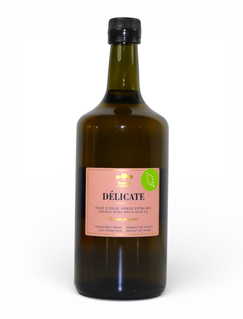 Huile d'olive bio DÉLICATE 1L - NOUVEAU CRU