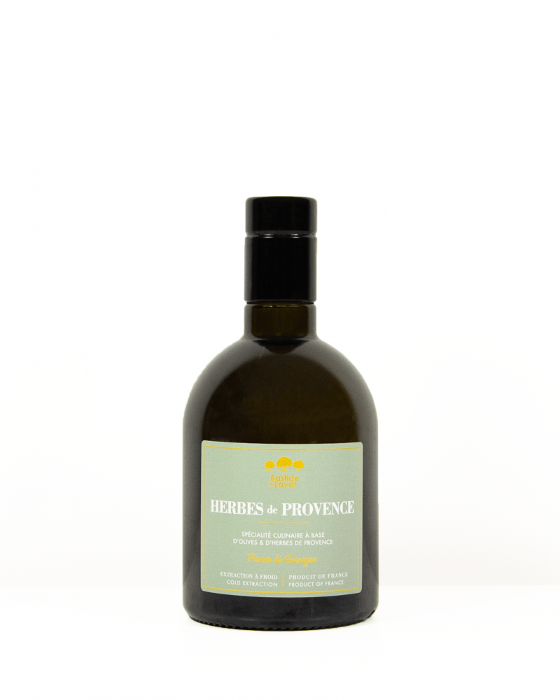 Huile d'olive aux Herbes de Provence 50cl - Nouveau cru