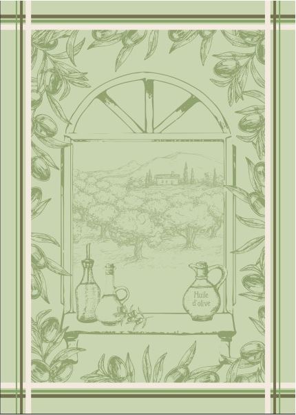 Yellow Aïoli Tea Towel