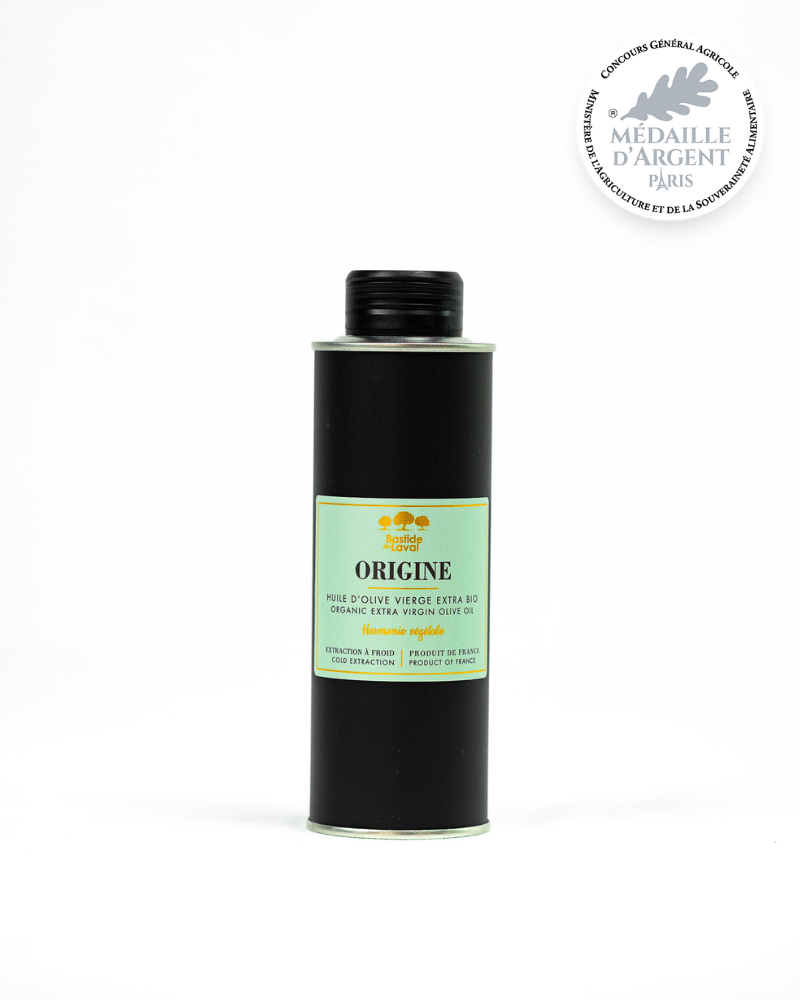 Huile d'olive bio ORIGINE 25cl - nouveau cru