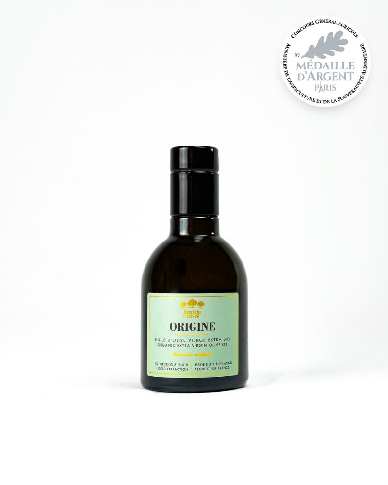 Huile d'olive bio ORIGINE 25cl - nouveau cru