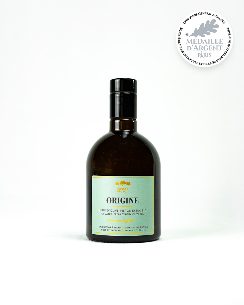 Huile d'olive bio ORIGINE 50cl - nouveau cru