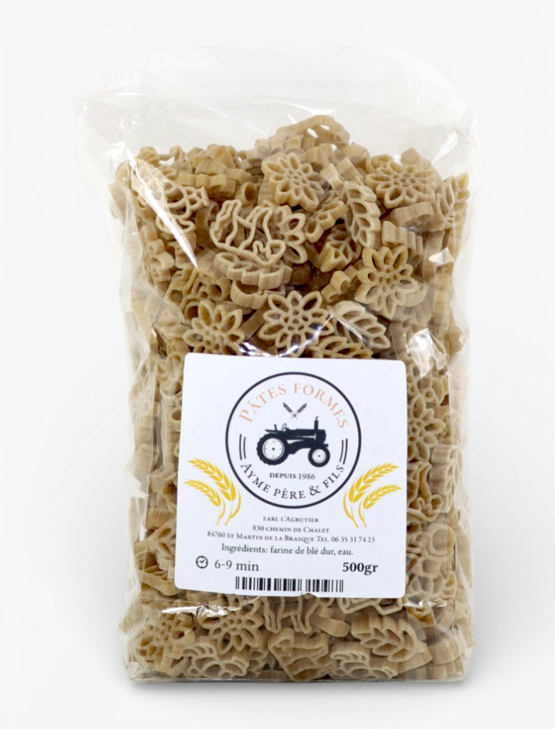 Artisanal pasta made from durum wheat - Shapes