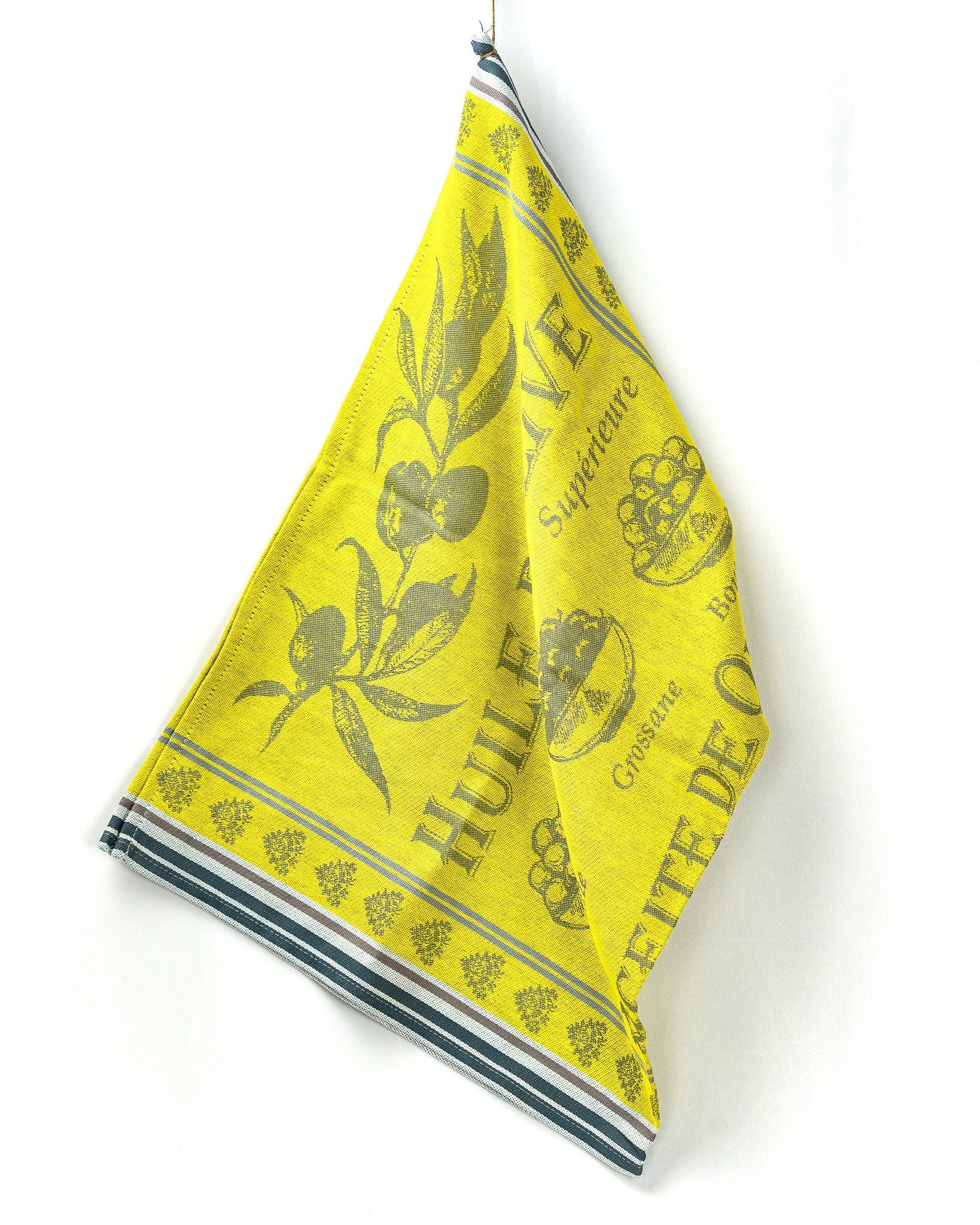 Yellow Olive Oil Tea Towel