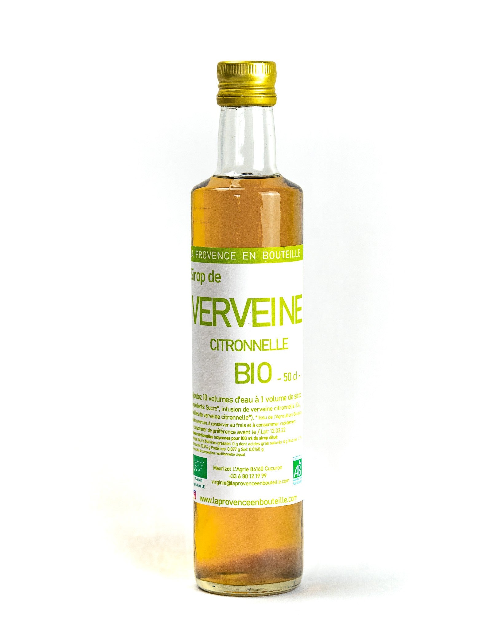 Sirop de Verveine Citronnelle BIO