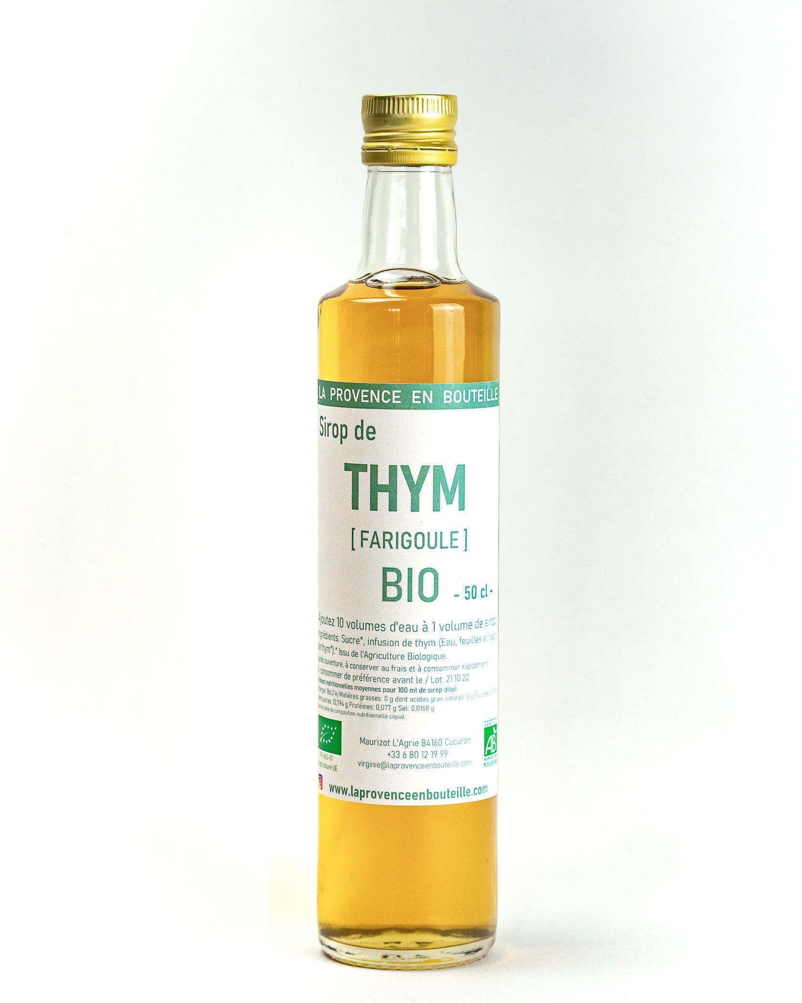 Sirop de Thym BIO