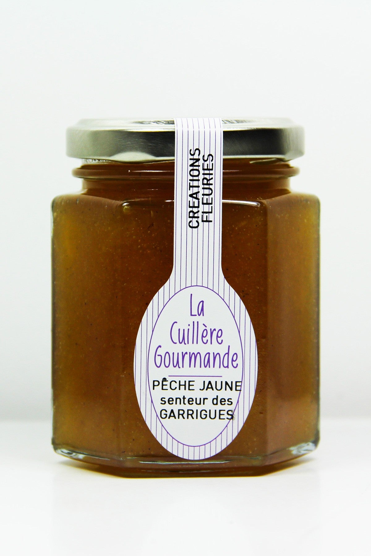 Yellow peach jam with scrubland scent