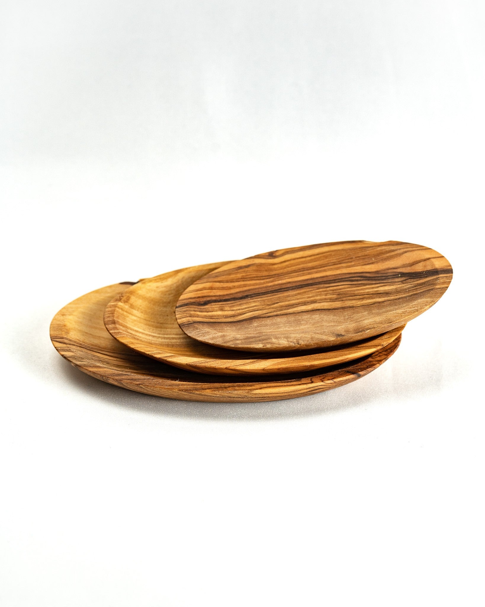 Set of 3 olive wood ravines