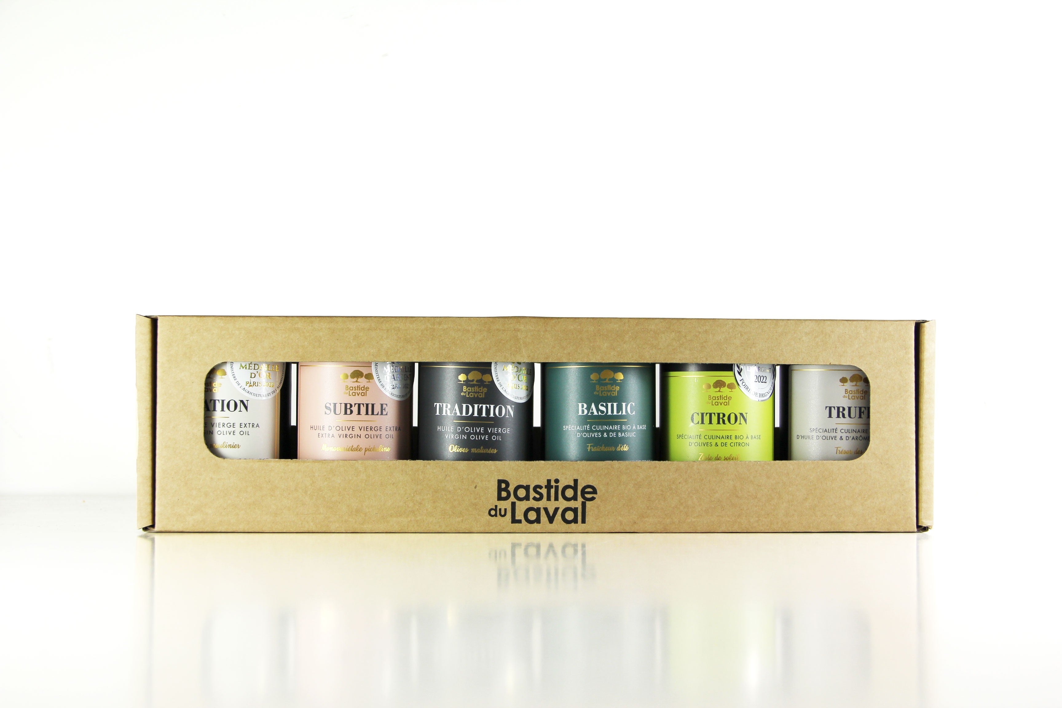 Coffret découverte 6 huiles d'olive