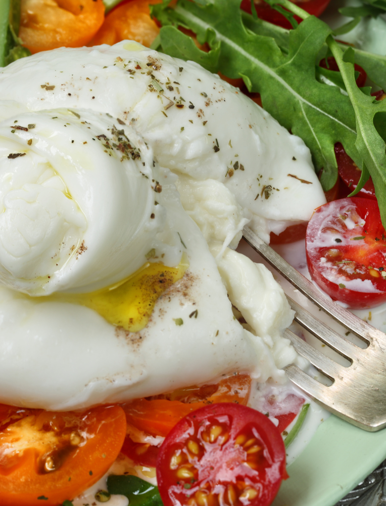 Tomates, burratas & huile d'olive Délicate