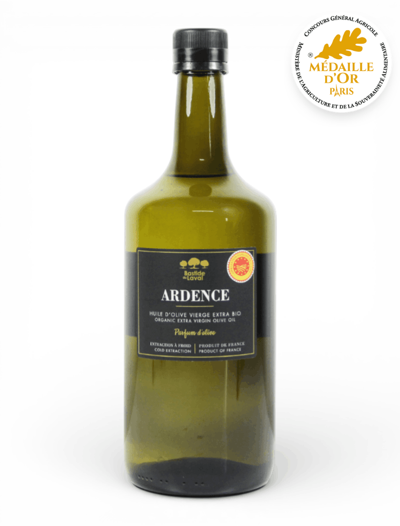 Huile d'olive bio ARDENCE 1L - NOUVEAU CRU