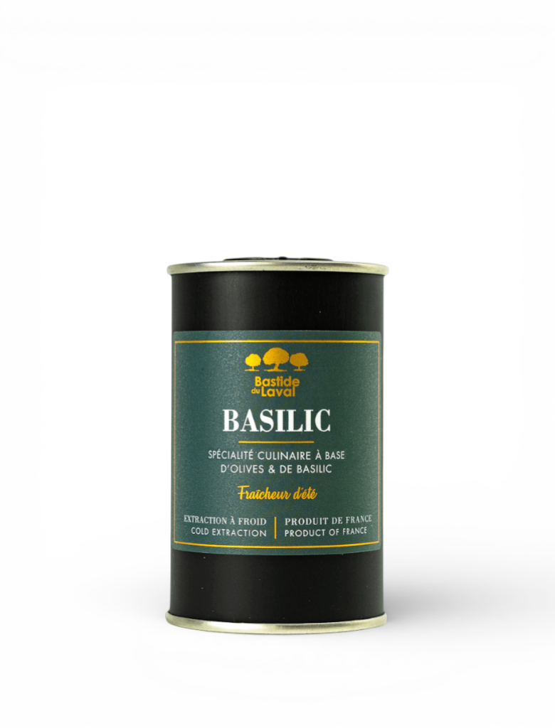 Huile d'olive au Basilic 15cl - ANCIEN CRU