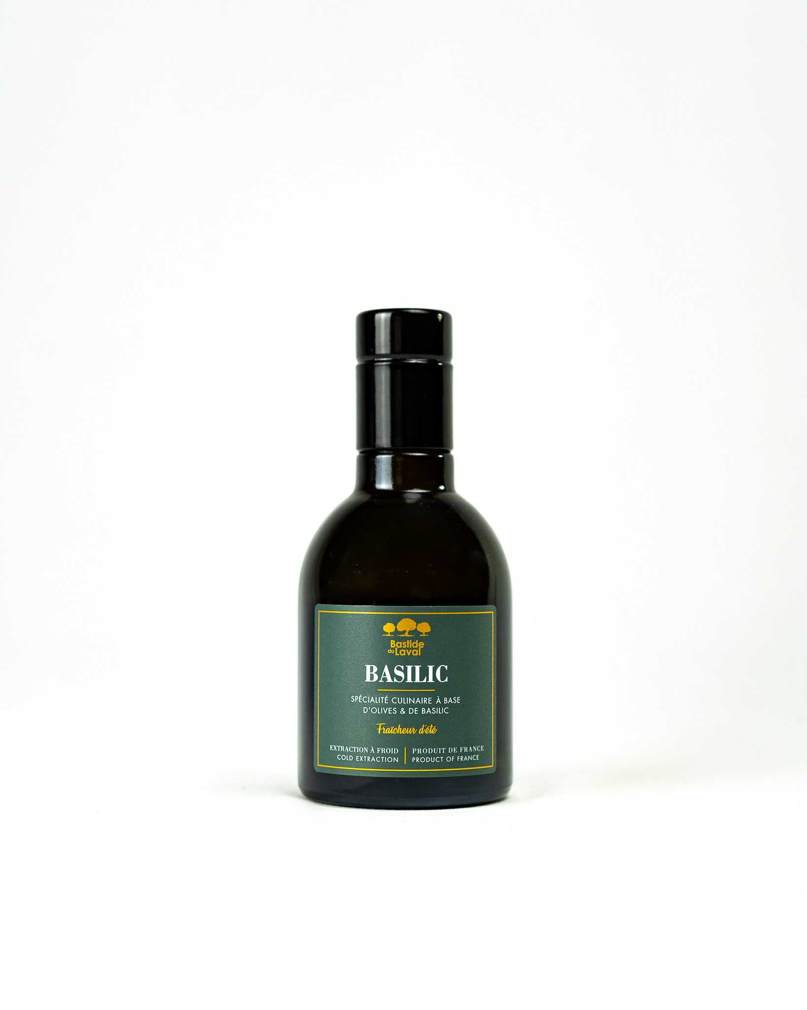 Olive oil with Basil 25cl - New harvest