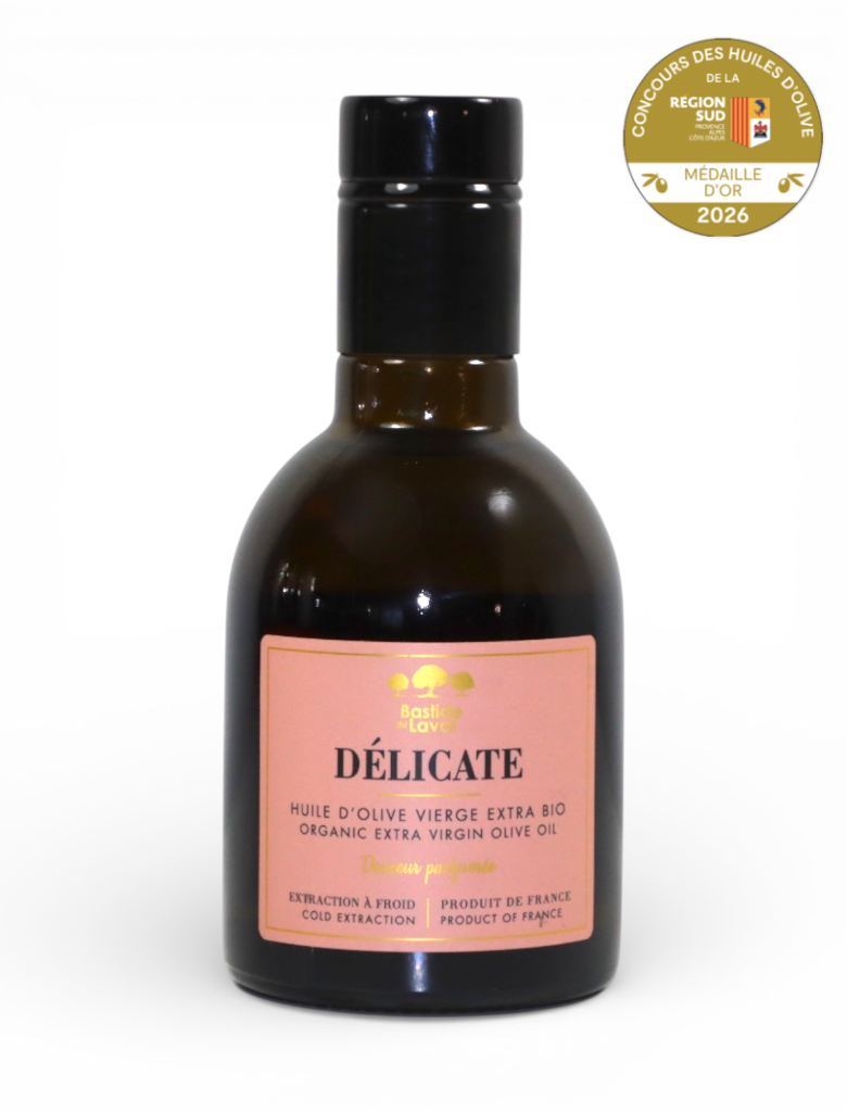Huile d'olive bio DÉLICATE 25cl - NOUVEAU CRU
