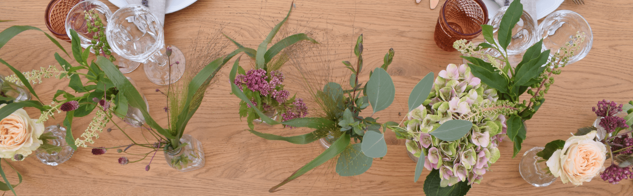 jolie table décorée