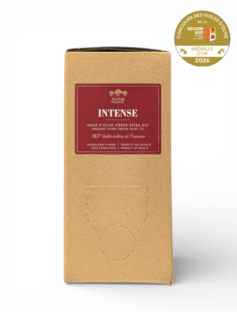 Huile d'olive bio INTENSE 3L - NOUVEAU CRU