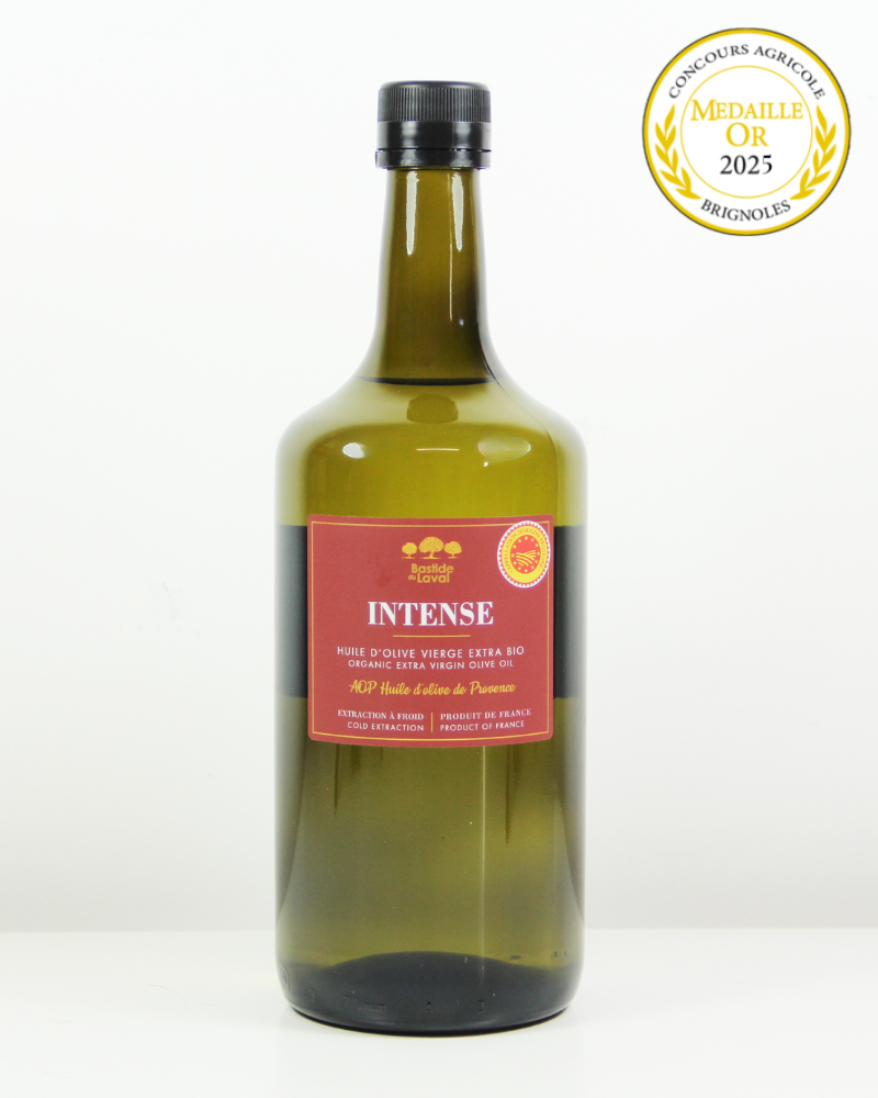 INTENSE Bio-Olivenöl 1L - neue Ernte 