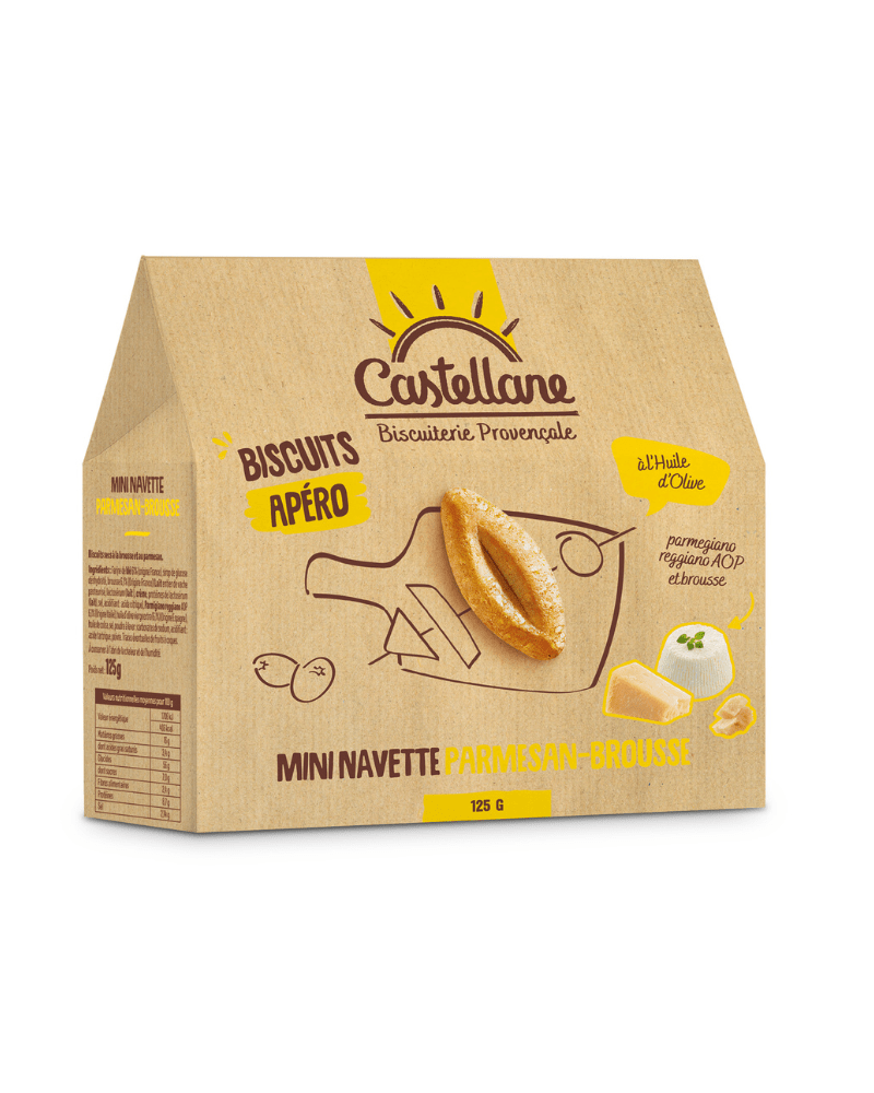 Mini-Shuttles mit Brousse und Parmesan
