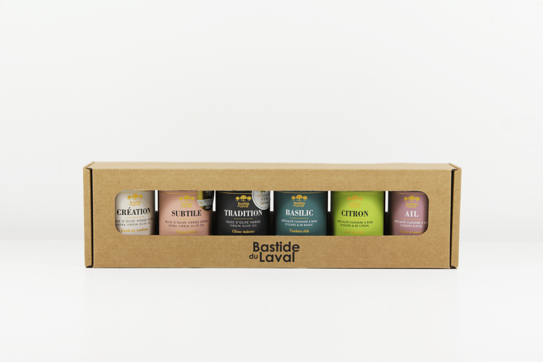 Coffret découverte 6 huiles d'olive - nouveau cru