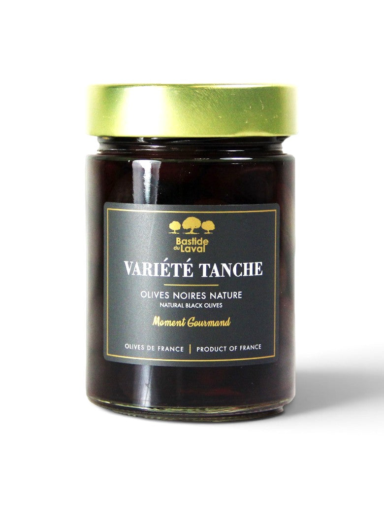 Olives noires nature - Variété Tanche