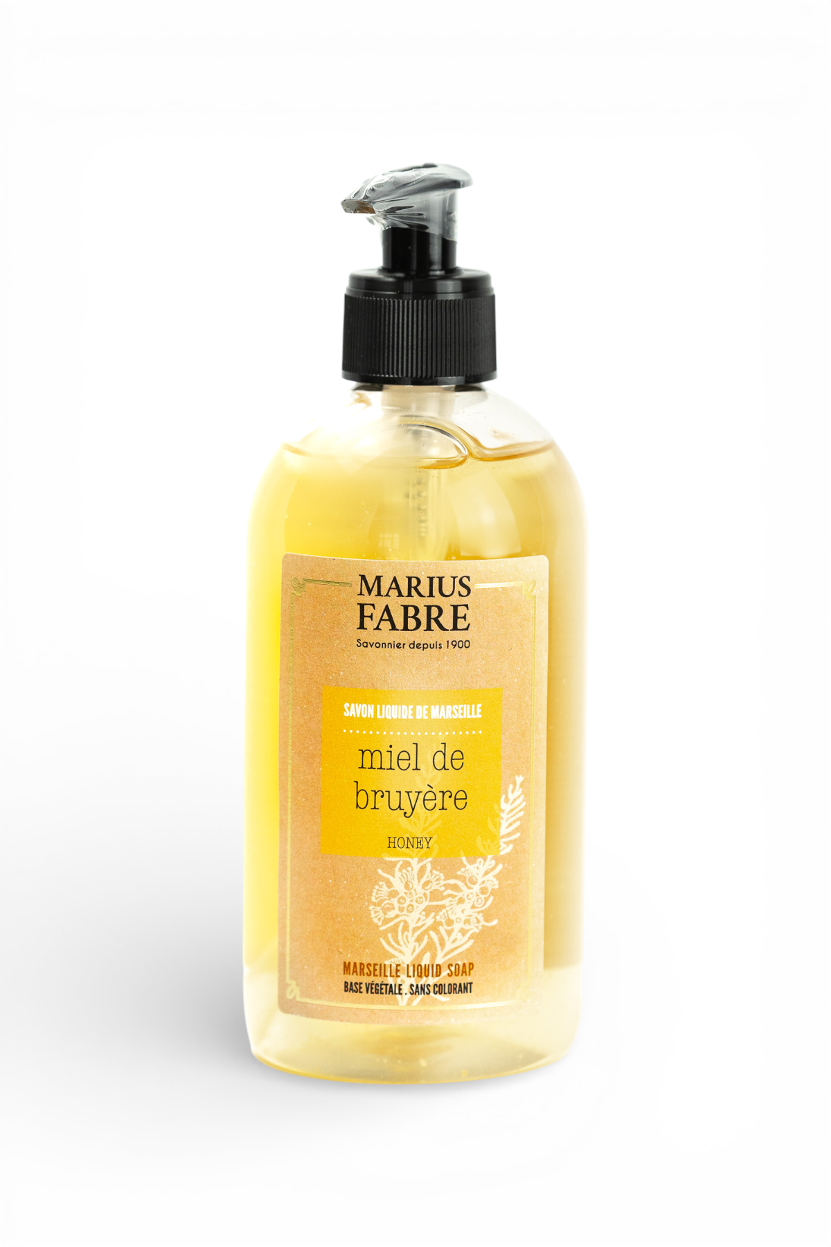 Savon liquide de Marseille Miel pompe 400 ml