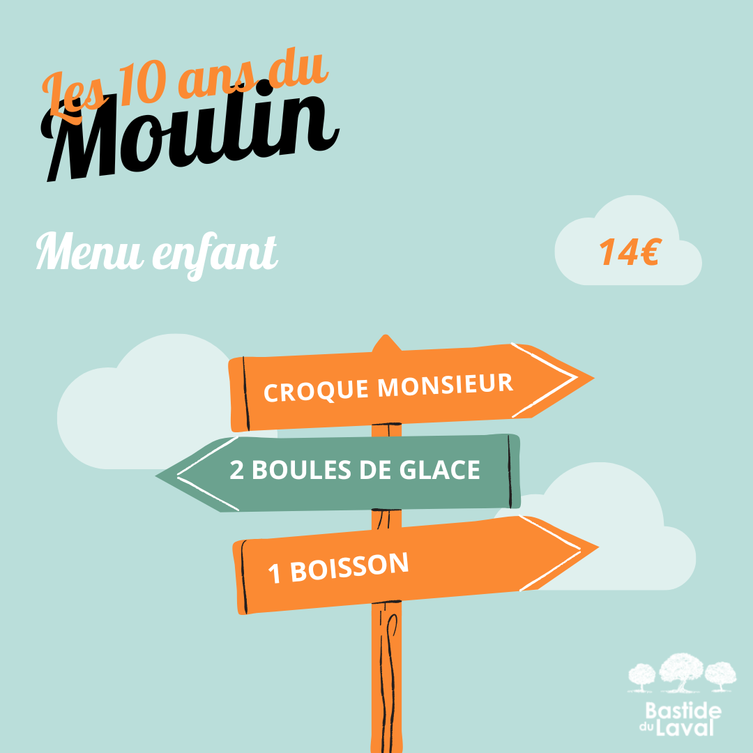 Réservation Menu enfant - samedi 7 juin