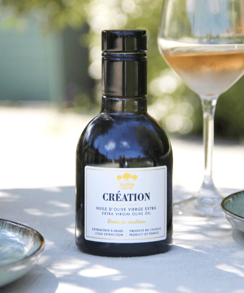 bouteille 25cl huile création