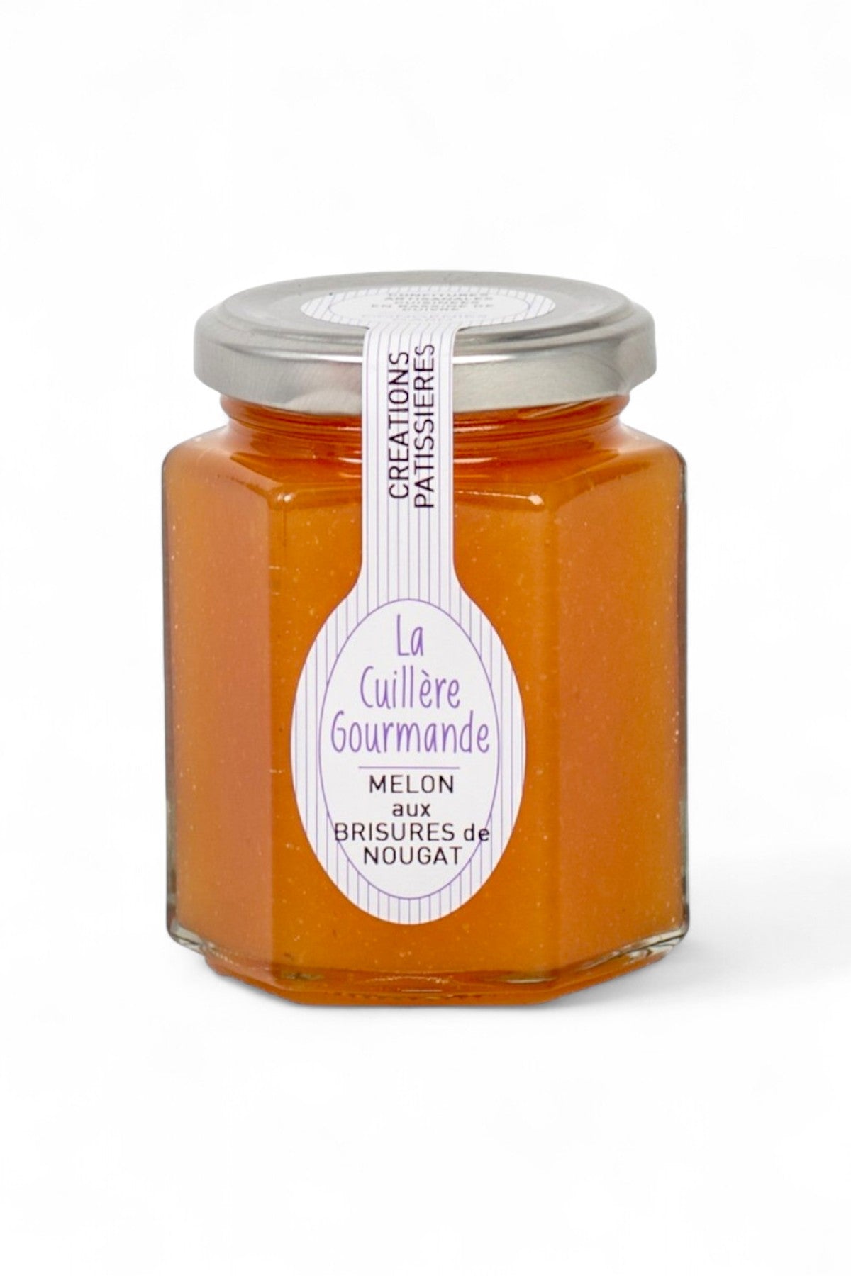 Confiture melon aux brisures de nougat