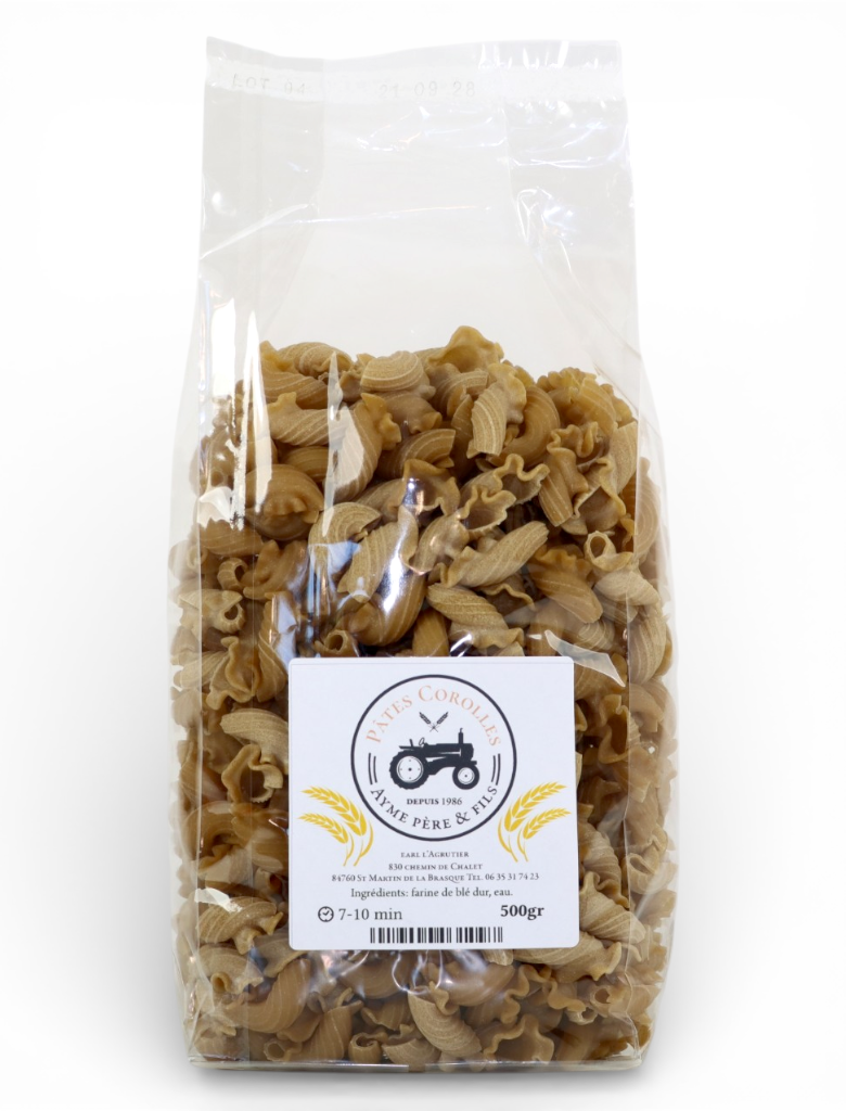 Pâtes artisanales à base de blé dur - Corolles